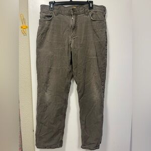 Carhartt Relaxed Fit Gray Pants work pants workwear utility pant men’s 36 x 32